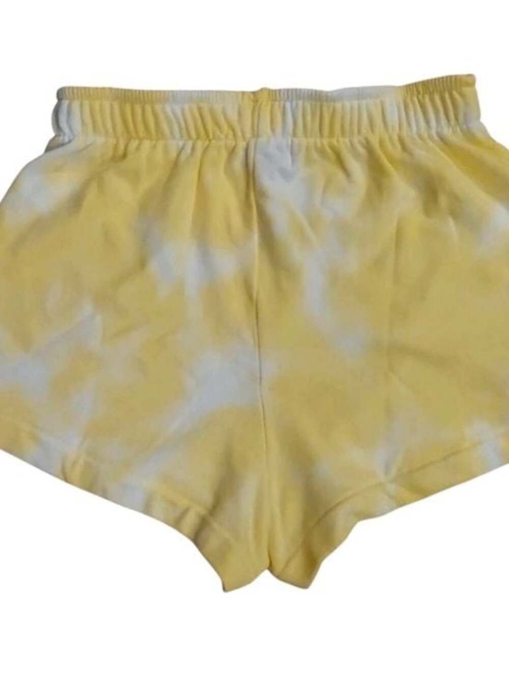 Wildfox Yellow Tie Dye Cotton Shorts Size Large - Picture 2 of 3